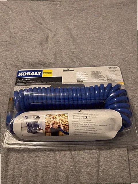 Kobalt Recoil Air Hose Quarter Inch By 25 Foot Brand New